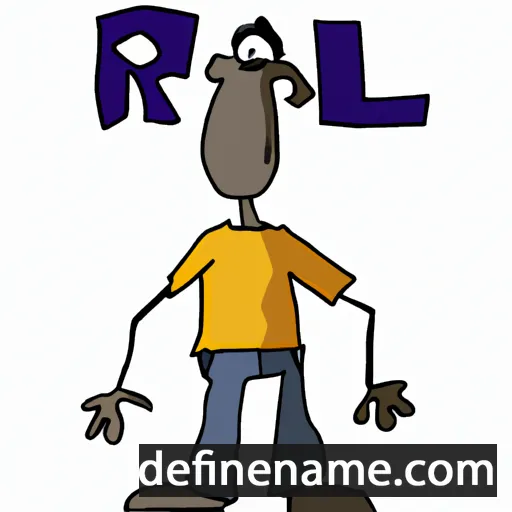 cartoon of the name Ral