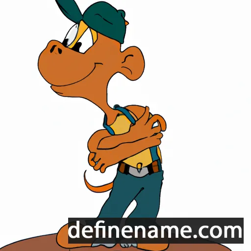 cartoon of the name Ralphe