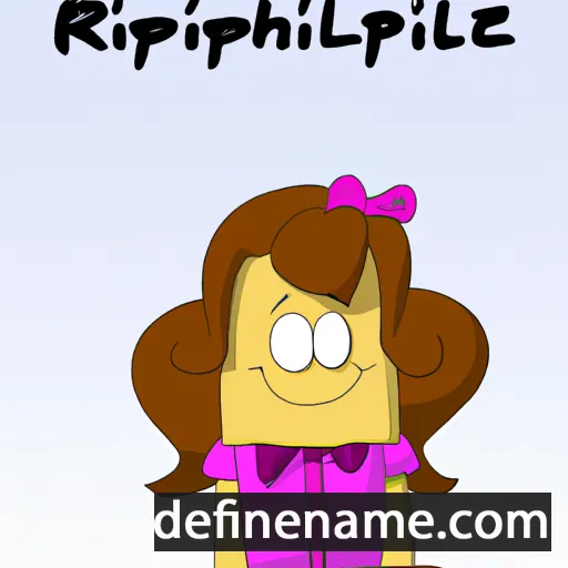 cartoon of the name Ralphine