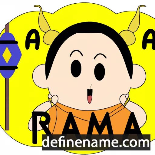 cartoon of the name Rama