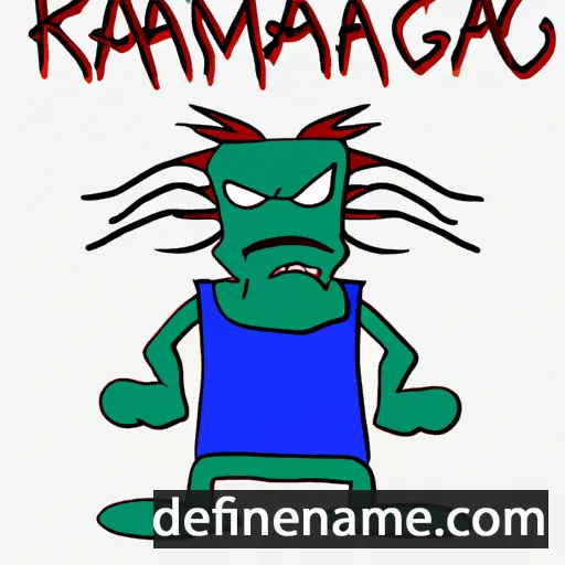 cartoon of the name Ramagua