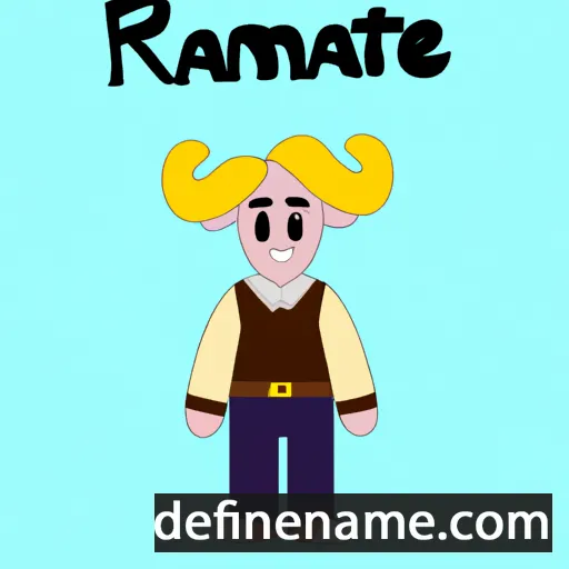 cartoon of the name Ramantė