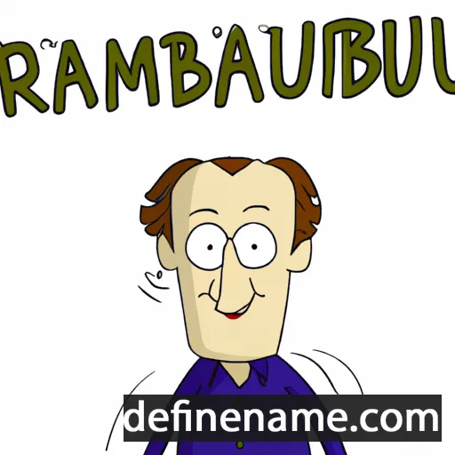 cartoon of the name Rambaud