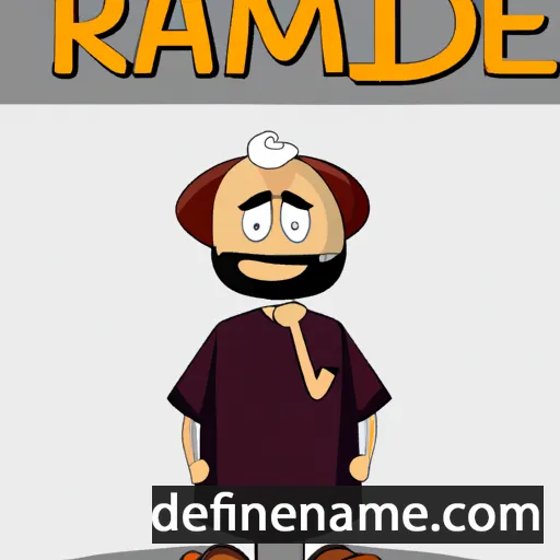 cartoon of the name Ramdane