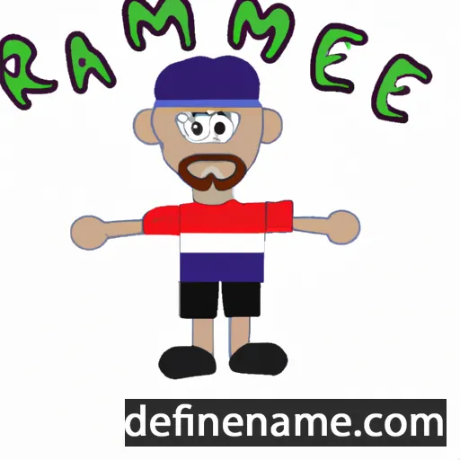 cartoon of the name Ramë