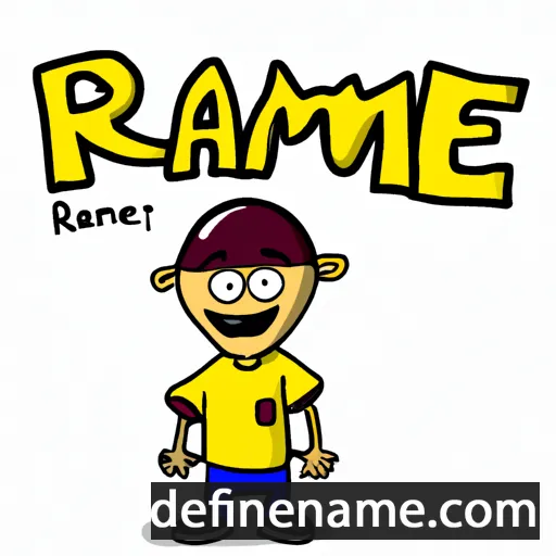 cartoon of the name Rame