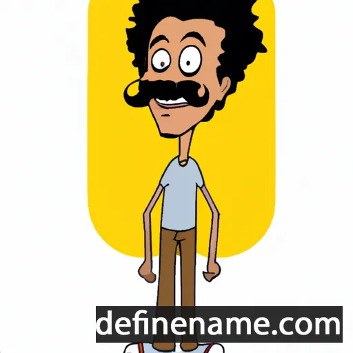 cartoon of the name Rameez