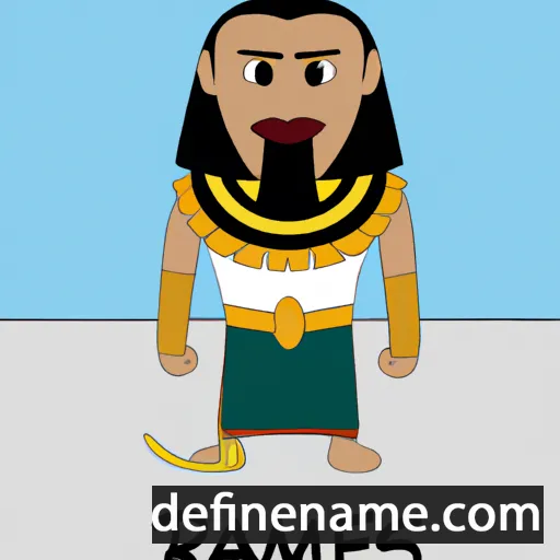 cartoon of the name Ramessés