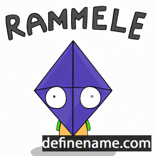 cartoon of the name Ramiël