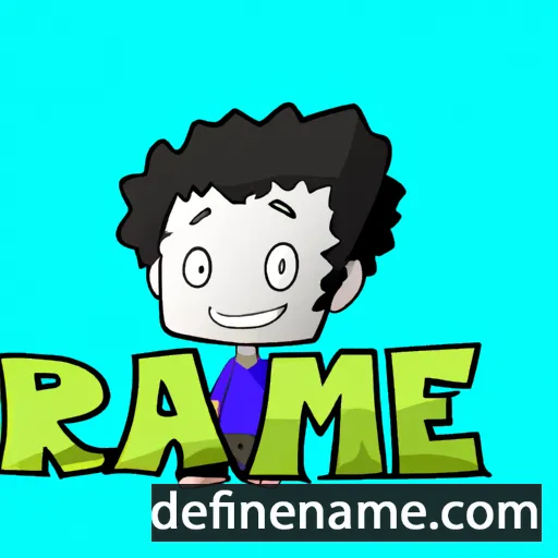 cartoon of the name Ramie