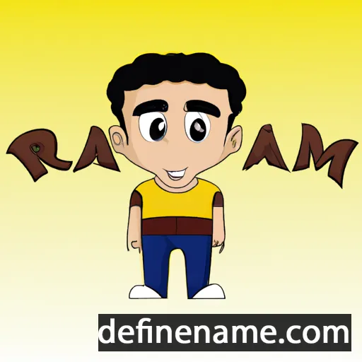 cartoon of the name Ramil