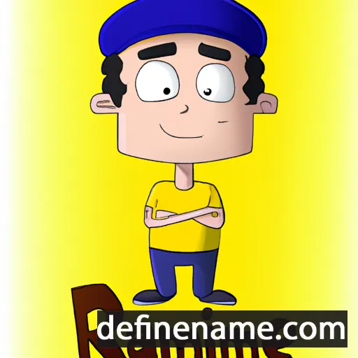 cartoon of the name Ramine