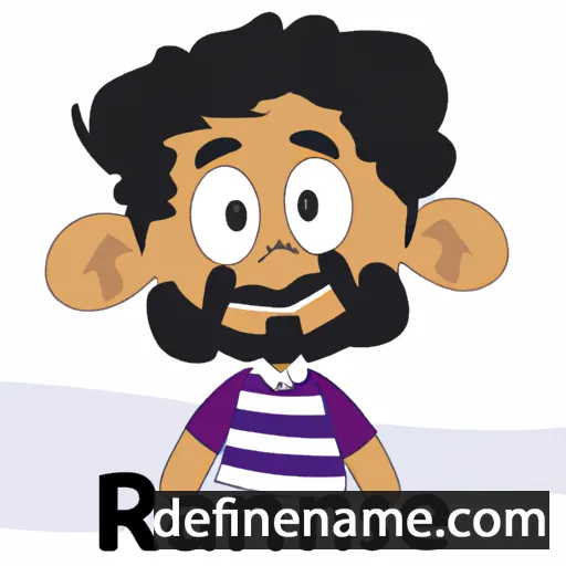 cartoon of the name Ramnaresh