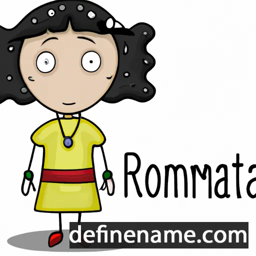 cartoon of the name Ramonita