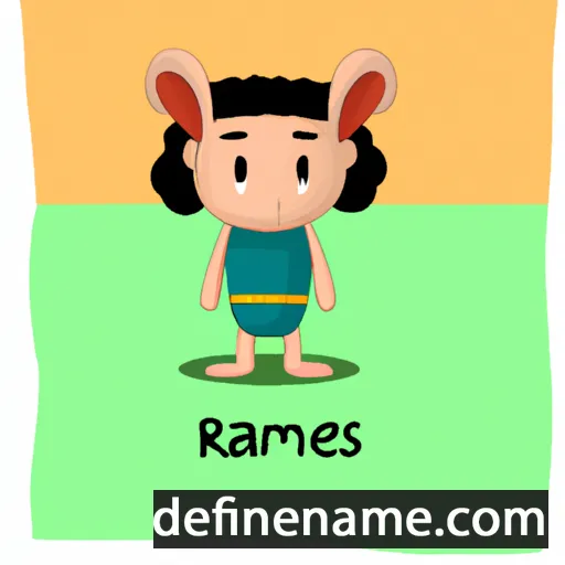 cartoon of the name Ramsés