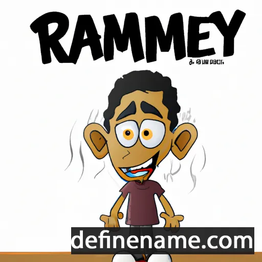 cartoon of the name Ramsy