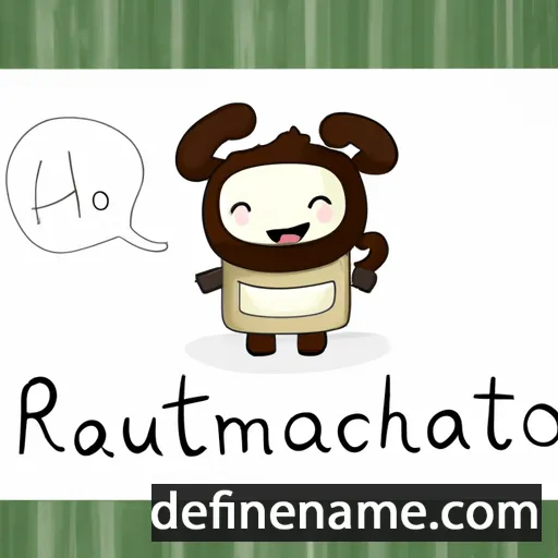 Ramuntcho cartoon