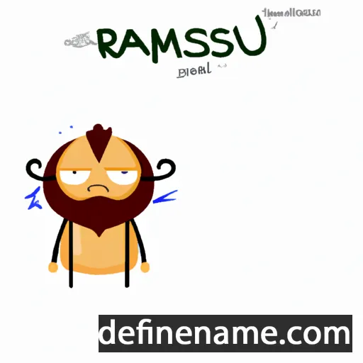 cartoon of the name Ramush