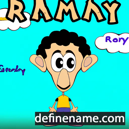 cartoon of the name Ramy