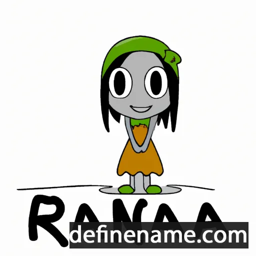 cartoon of the name Rana