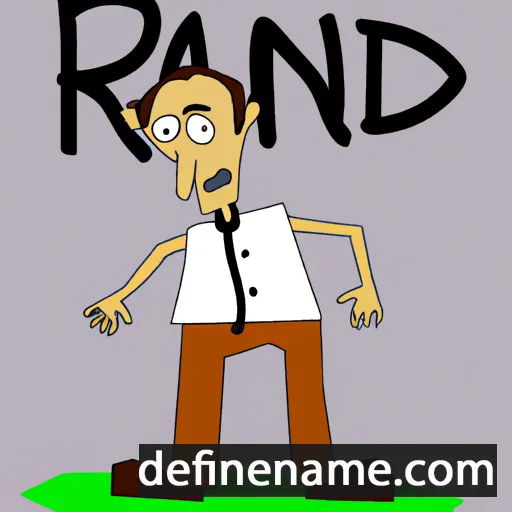 cartoon of the name Rand