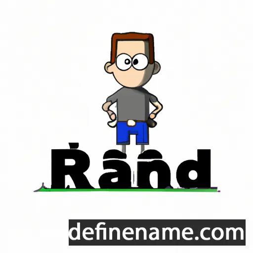 cartoon of the name Rand