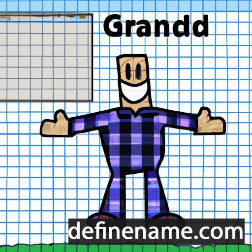 cartoon of the name Randgrid