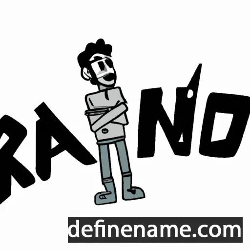 cartoon of the name Rando