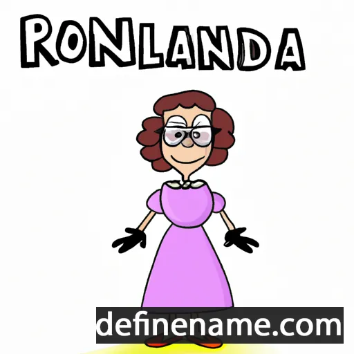 cartoon of the name Randolfina