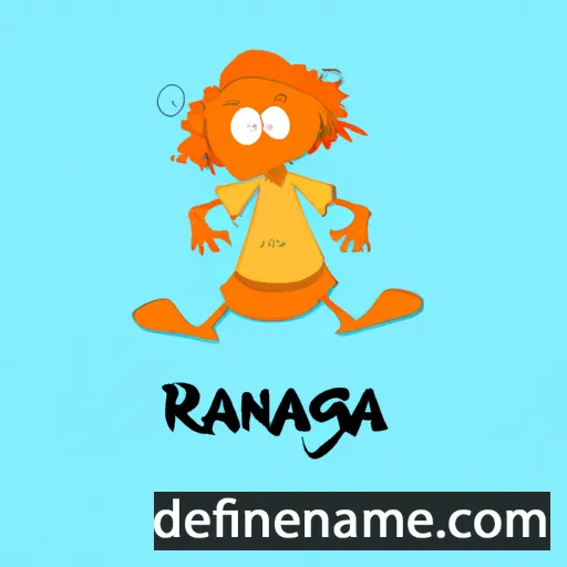 cartoon of the name Ranga