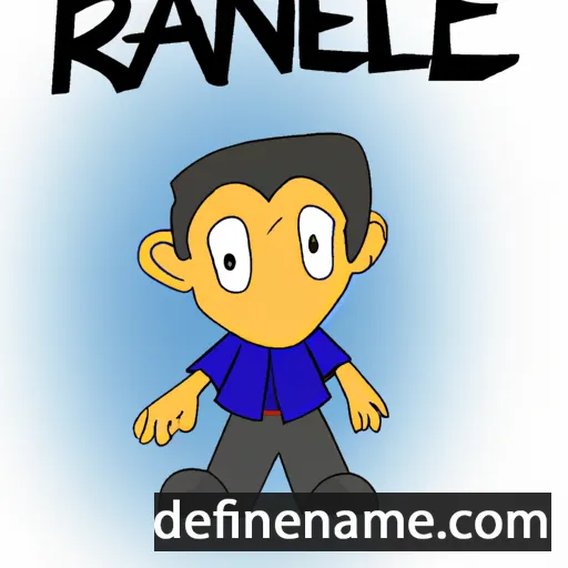 cartoon of the name Raniel