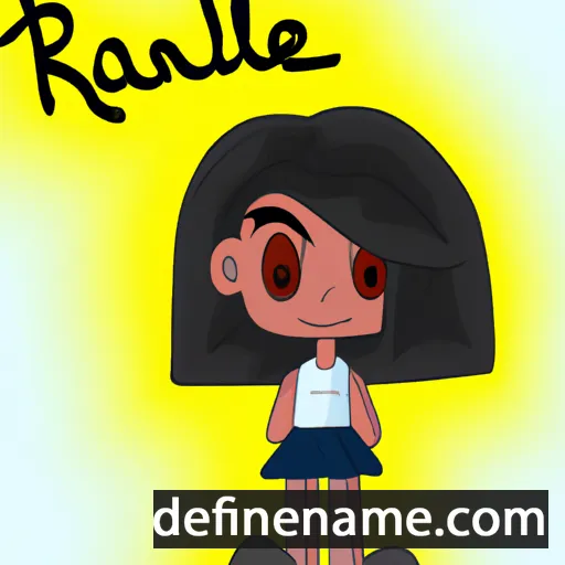 cartoon of the name Raniele