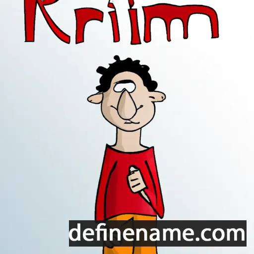 cartoon of the name Ranimir