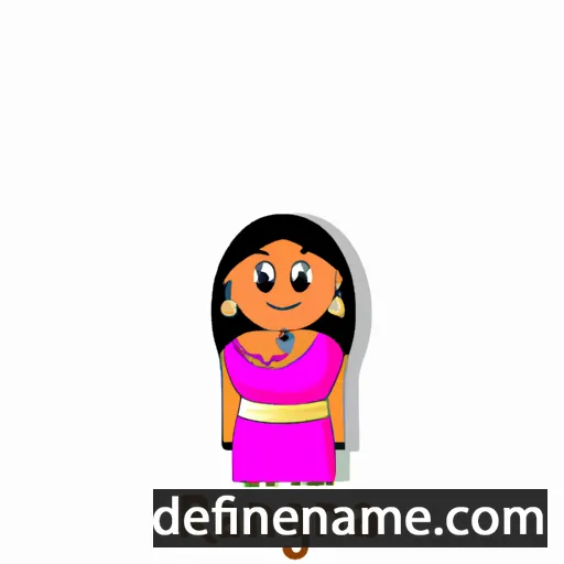 cartoon of the name Ranjana