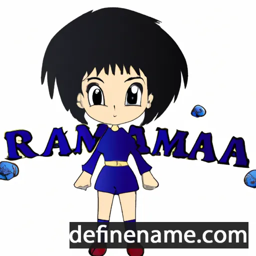 cartoon of the name Ranma