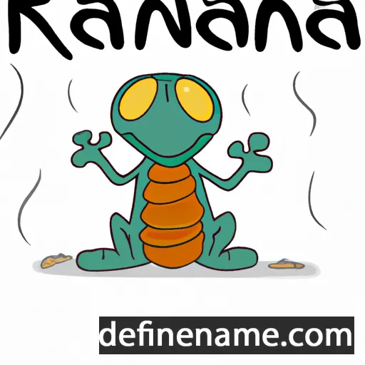 cartoon of the name Ranno