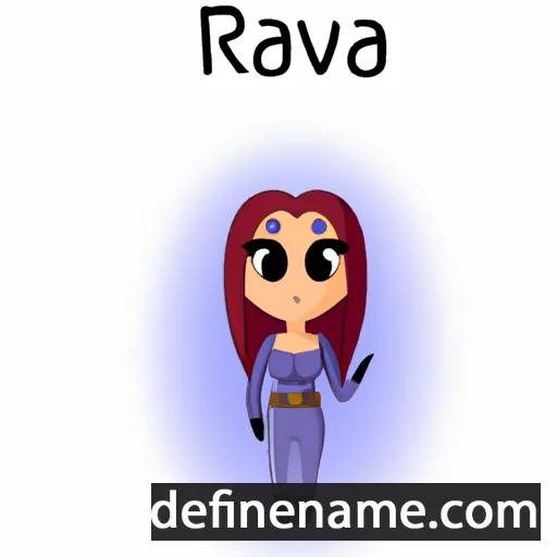 cartoon of the name Rannvá