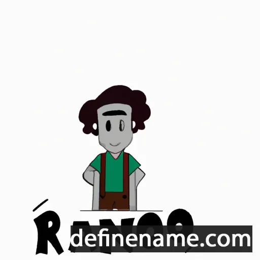 cartoon of the name Raʼno