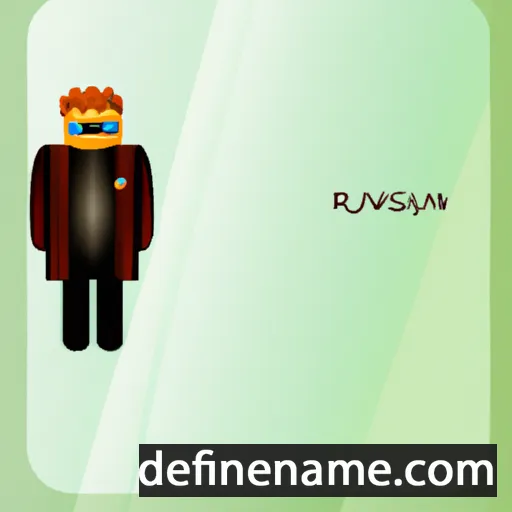 cartoon of the name Ransisku