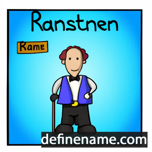 cartoon of the name Ranstein