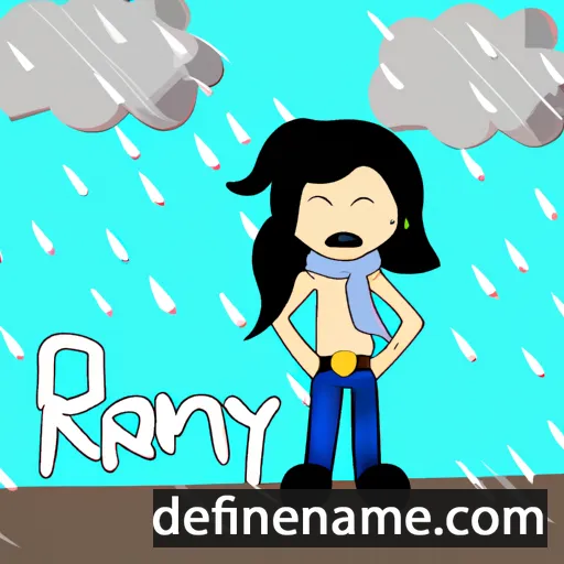 cartoon of the name Rany