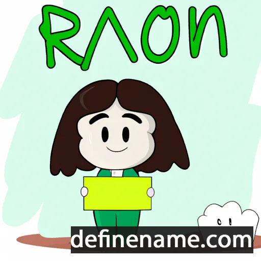 Raomi cartoon