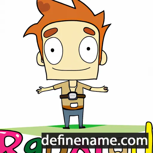 cartoon of the name Raonaid