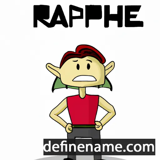 cartoon of the name Raph