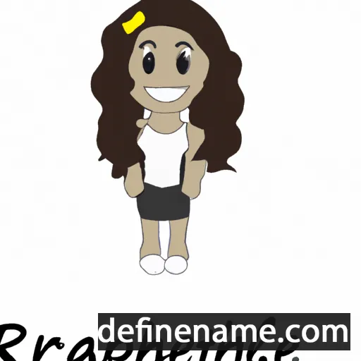 cartoon of the name Raphaelle