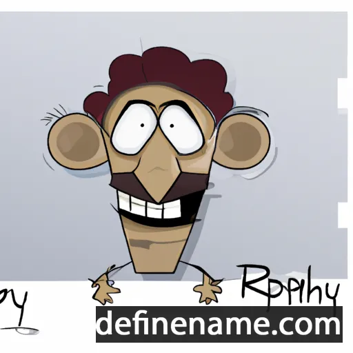 cartoon of the name Raphy