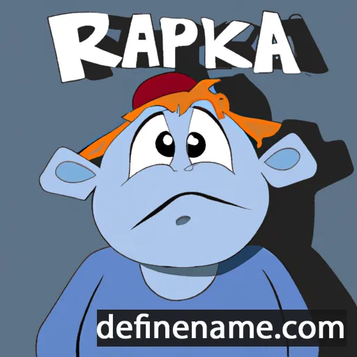 cartoon of the name Rapka