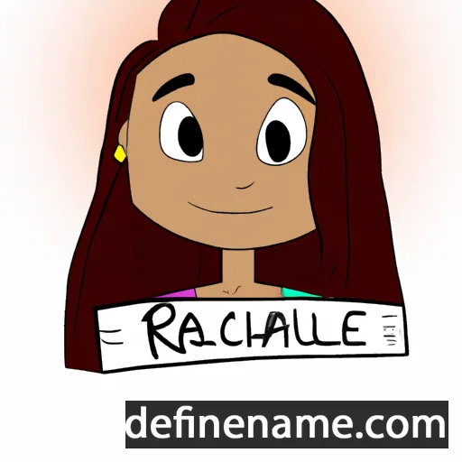 cartoon of the name Raqel