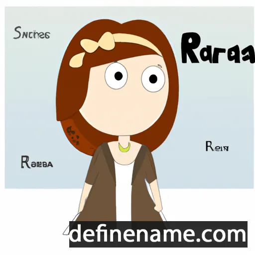 cartoon of the name Rara