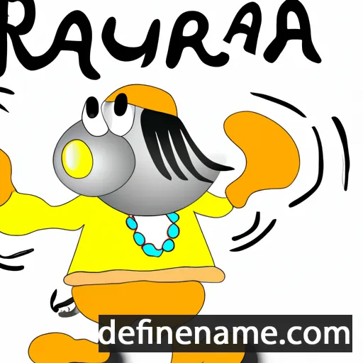 cartoon of the name Rarahu